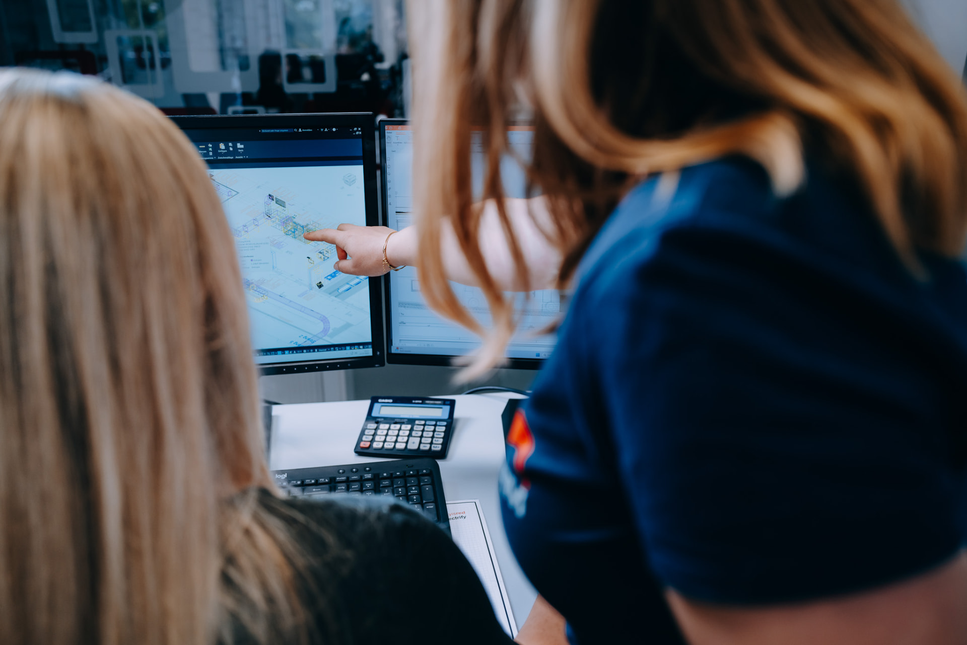 Abstimmung am CAD-Modell einer Technikzentrale